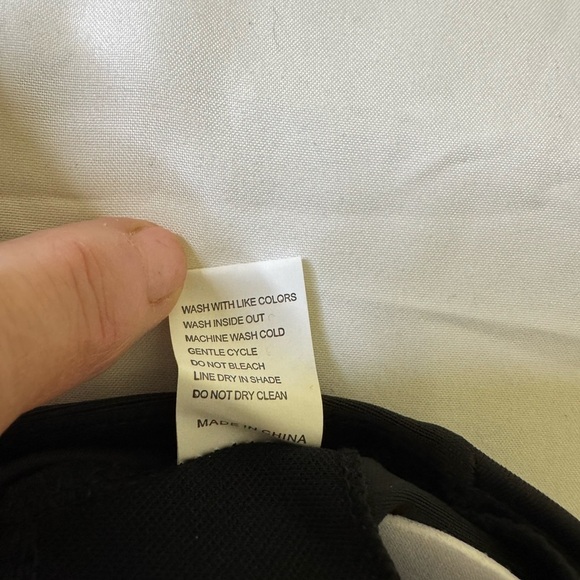 NWOT Sleek Black Textured One-Piece Swimsuit - Picture 6 of 7